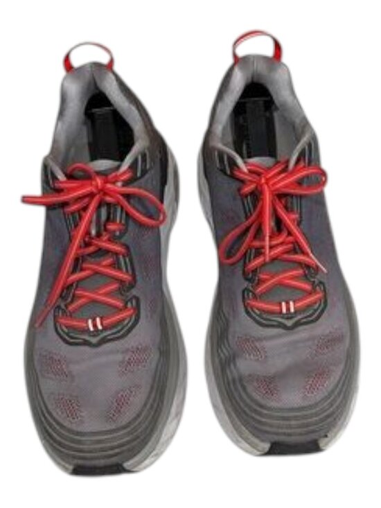 HOKA Bondi 6 Max Cushion Running Shoes Grey Alloy Steel Men’s 14 Comfort Trainer main image 10